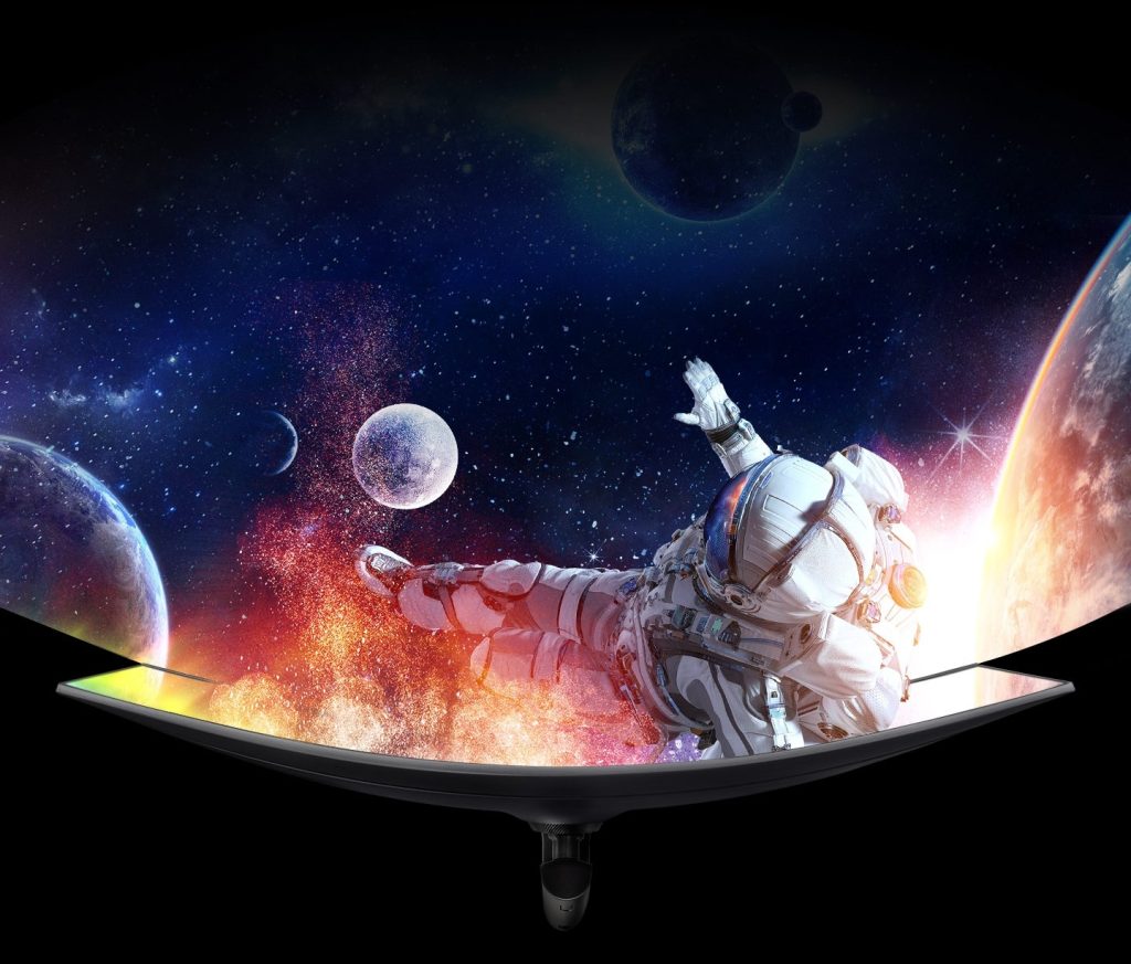 Samsung Crg9 Lc49rg90ssmxuf 49 Inc 120 Hz 4ms Ultra Wide Dqhd Freesync 2 Va Kavisli Gaming Monitor H2