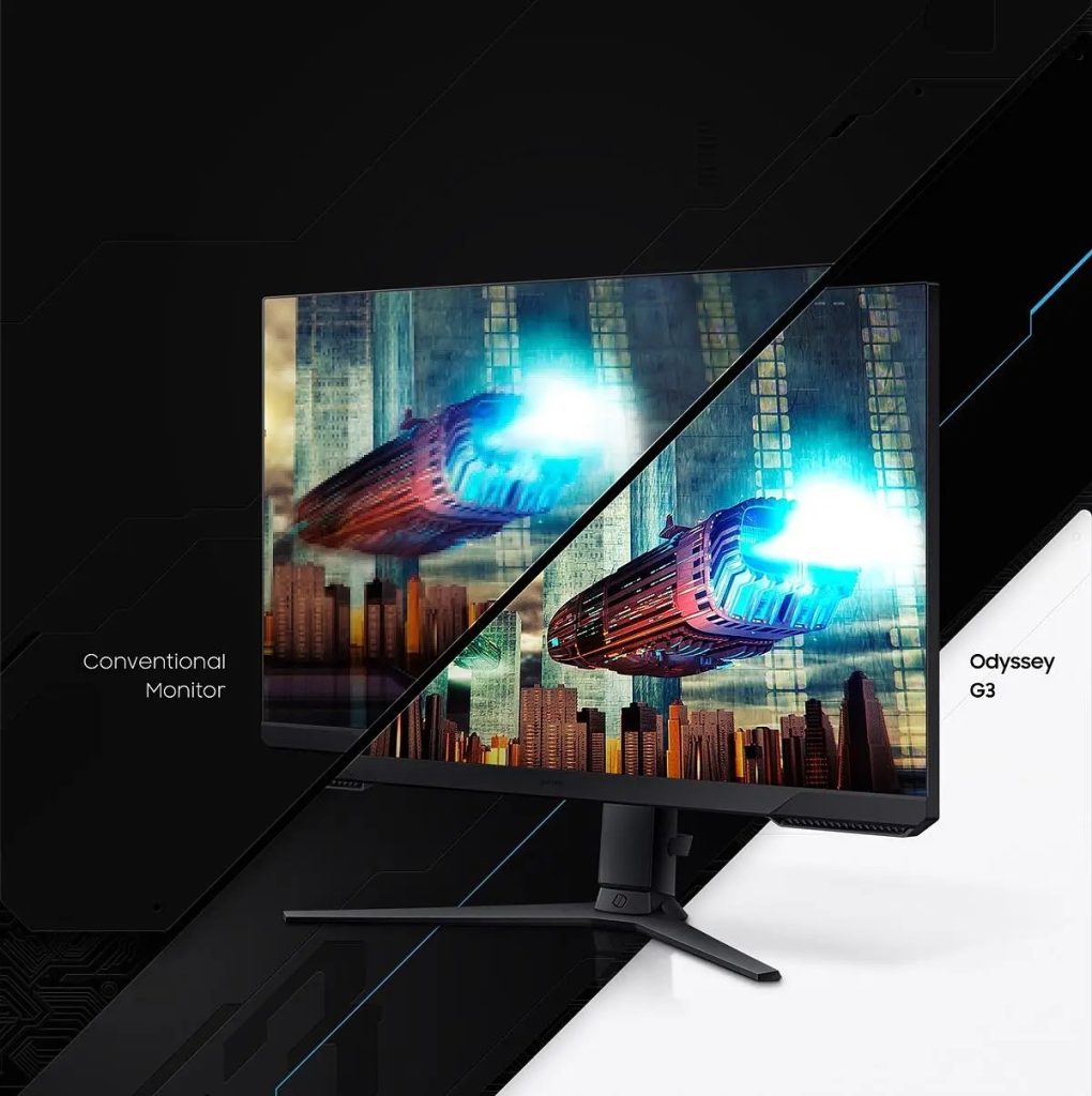 Samsung Odyssey G3 Ls27ag320nuxuf 27 Inc 165 Hz 1ms Full Hd Freesync Premium Va Gaming Monitor H3