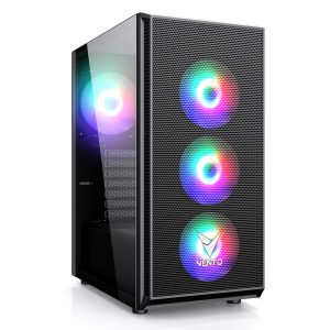 Vento Vg07f Rgb Siyah Mid Tower Atx Hyper Pro H3 650 80 Bronze Gaming Kasa Yy