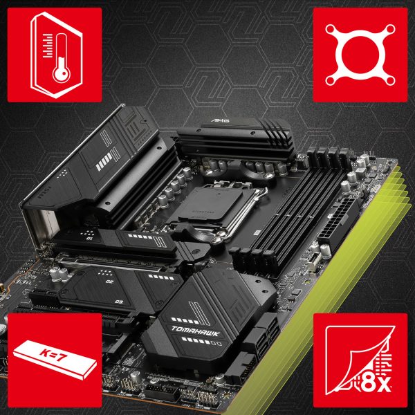 MSI MAG X670E TOMAHAWK WiFi Anakart a4