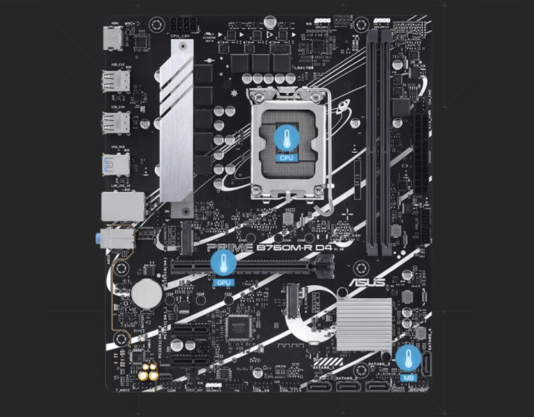 PRIME B760M-R D4 ASUS PRIME B760M-R D4 Anakart h8
