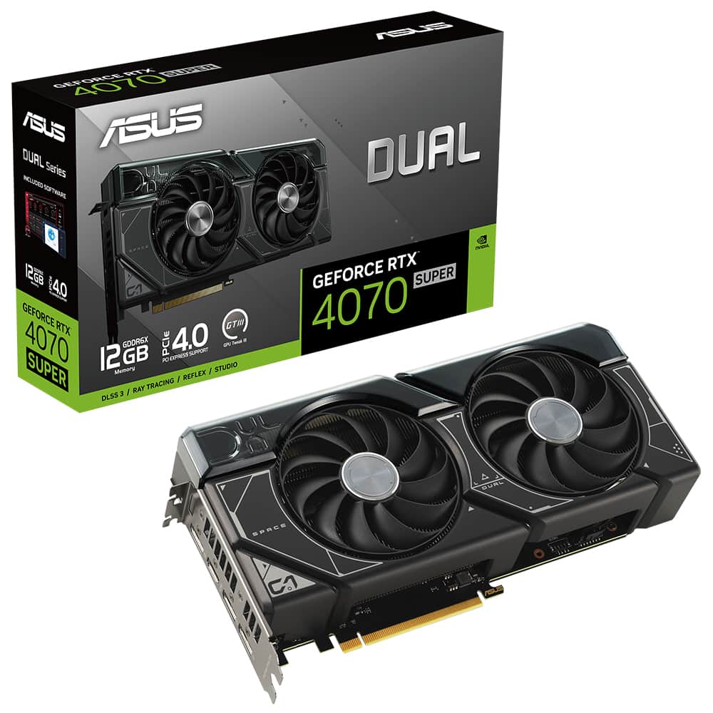 Asus Dual Geforce Rtx 4070 Super 12gb Gddr6x 192 Bit Dlss 3 Ekran Karti
