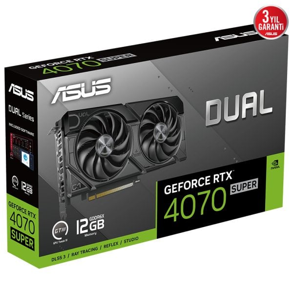 Asus Dual Geforce Rtx 4070 Super Evo 12gb Gddr6x 192 Bit Dlss 3 Ekran Karti 13