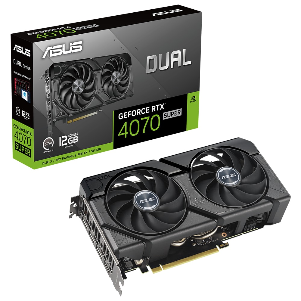 Asus Dual Geforce Rtx 4070 Super Evo 12gb Gddr6x 192 Bit Dlss 3 Ekran Karti