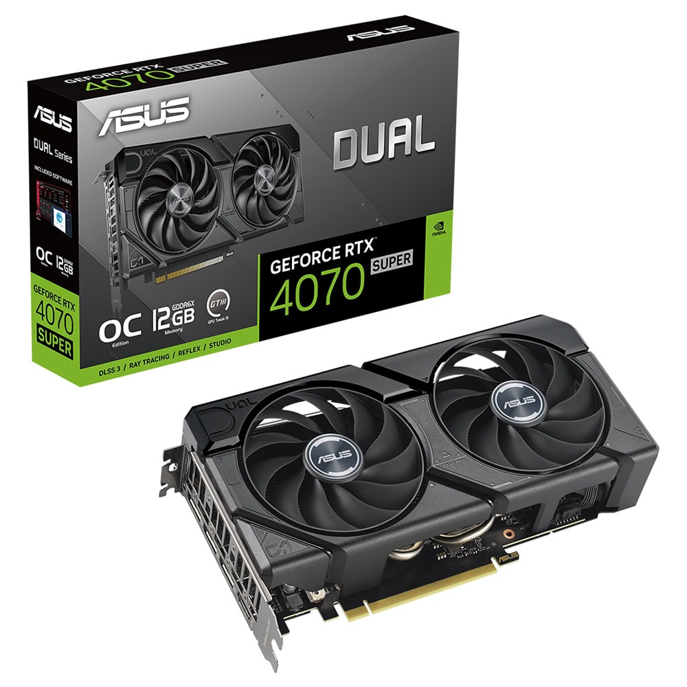 Asus Dual Geforce Rtx 4070 Super Evo Oc 12gb Gddr6x 192 Bit Dlss 3 Ekran Karti Yh1