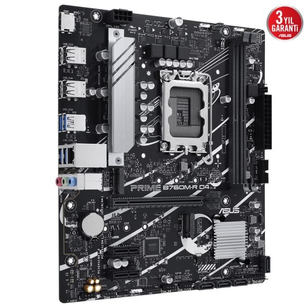 Asus Prime B760m R D4 5333mhz Ddr4 Soket 1700 M 2 Hdmi Matx Anakart 2