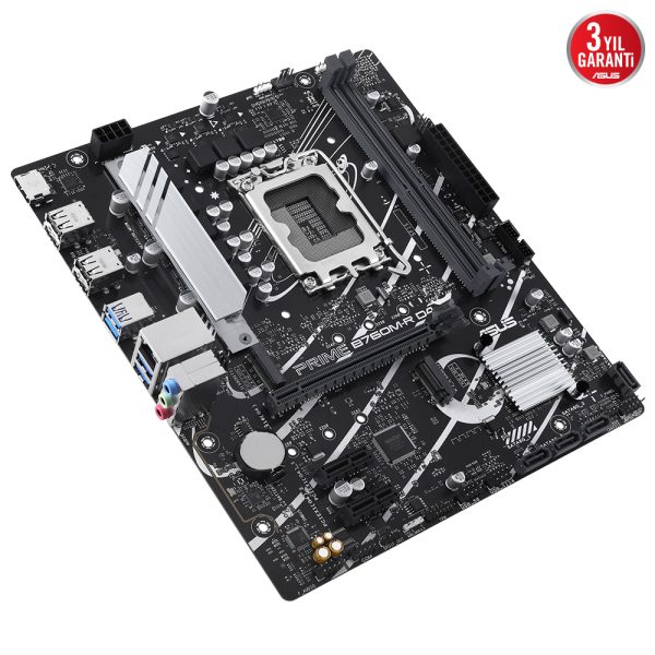 Asus Prime B760m R D4 5333mhz Ddr4 Soket 1700 M 2 Hdmi Matx Anakart 4