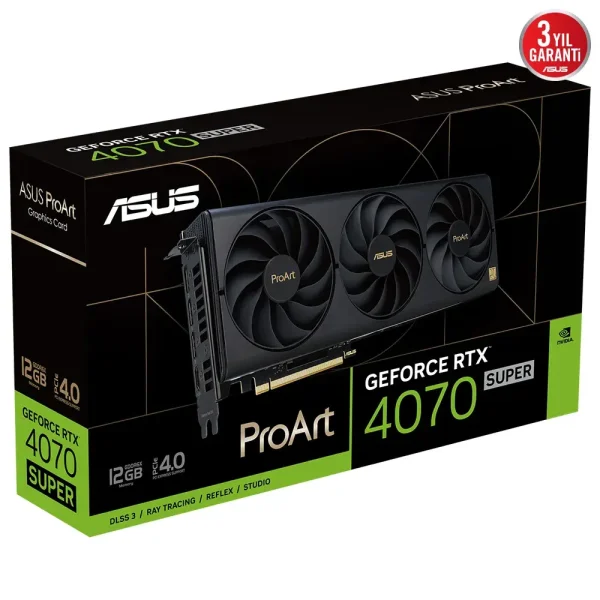 Asus Proart Geforce Rtx 4070 Super 12gb Gddr6x 192 Bit Dlss 3 Ekran Karti 16