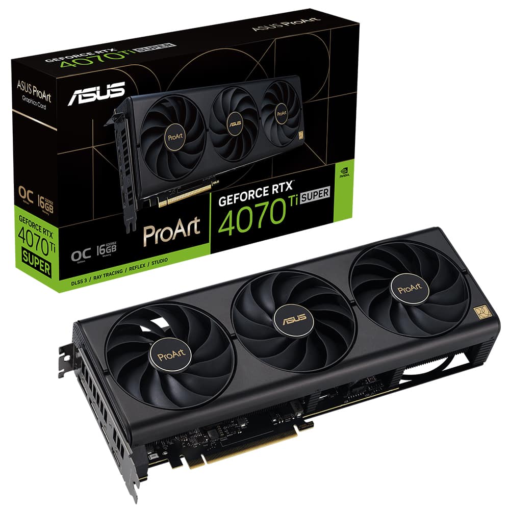 Asus Proart Geforce Rtx 4070 Ti Super Oc 16gb Gddr6x 256 Bit Dlss 3 Ekran Karti