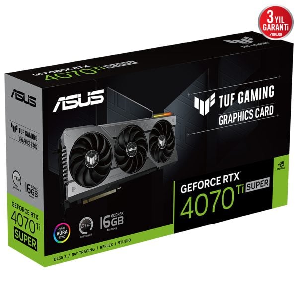 Asus Tuf Gaming Geforce Rtx 4070 Ti Super 16gb Gddr6x 256 Bit Dlss 3 Ekran Karti 14