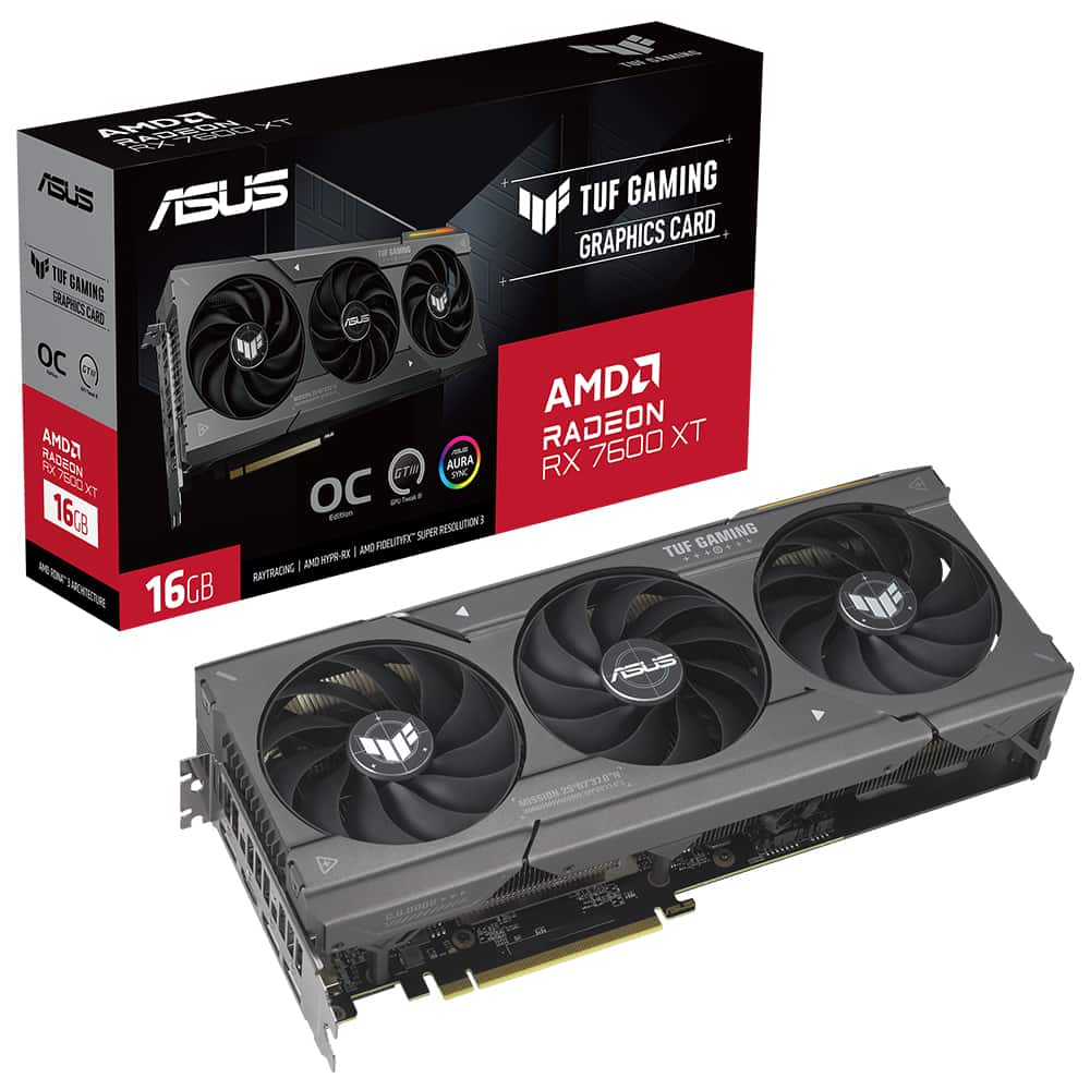 Asus Tuf Gaming Radeon Rx 7600 Xt Oc 16gb Gddr6 128 Bit Ekran Karti