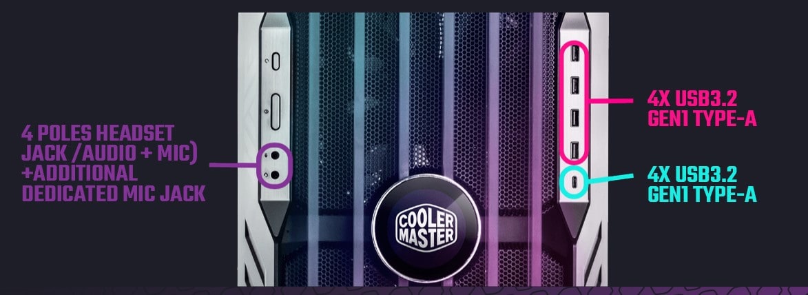 Cooler Master Haf700 Evo Usb 3.2 Full Tower Gaming Kasa (h700e Ignn S00) Yh3
