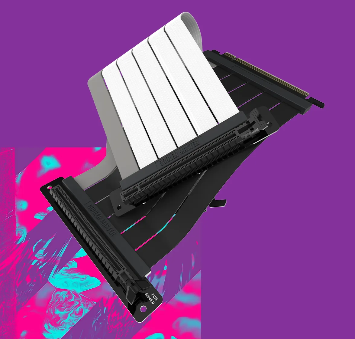 Cooler Master Pci E 4 0 Dikey Beyaz Ekran Karti Tutucu Kiti V3 Mca U000r Wfvk03 Yh3