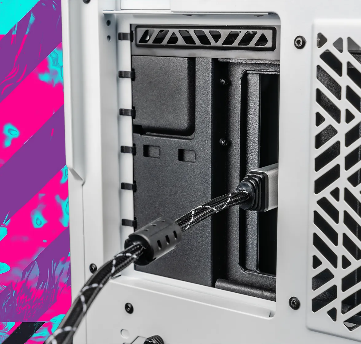 Cooler Master Pci E 4 0 Dikey Beyaz Ekran Karti Tutucu Kiti V3 Mca U000r Wfvk03 Yh7