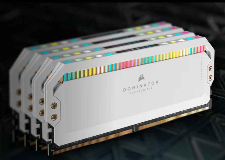 Corsair Dominator Platinum Rgb 32gb 2x16gb 5600mhz Cl36 Ddr5 Ram Cmt32gx5m2b5600c36 H6