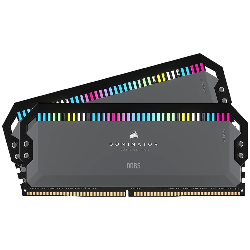 Corsair Dominator Platinum Rgb 32gb 2x16gb 6000mhz Cl36 Amd Expo Ddr5 Gri Ram Cmt32gx5m2d6000z36