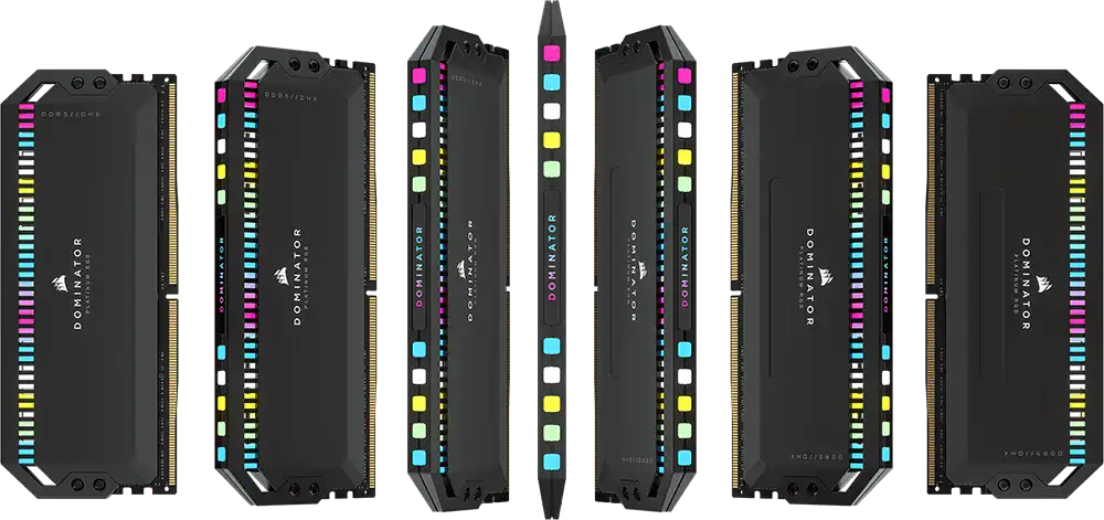 Corsair Dominator Platinum Rgb 32gb 2x16gb 6200mhz Cl36 Ddr5 Ram Cmt32gx5m2x6200c36 H1