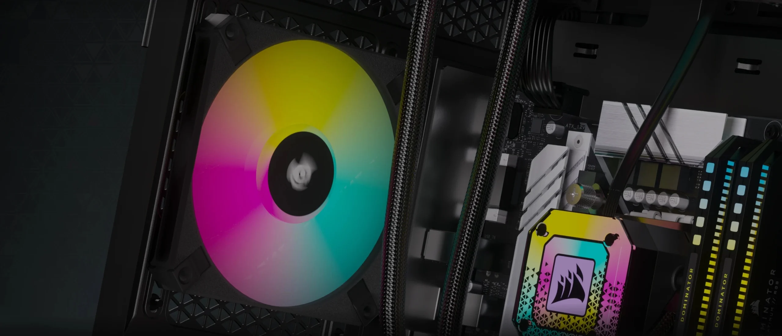 Corsair Icue Af120 Rgb Slim 120mm Beyaz Kasa Fani Co 9050164 Ww Yh1