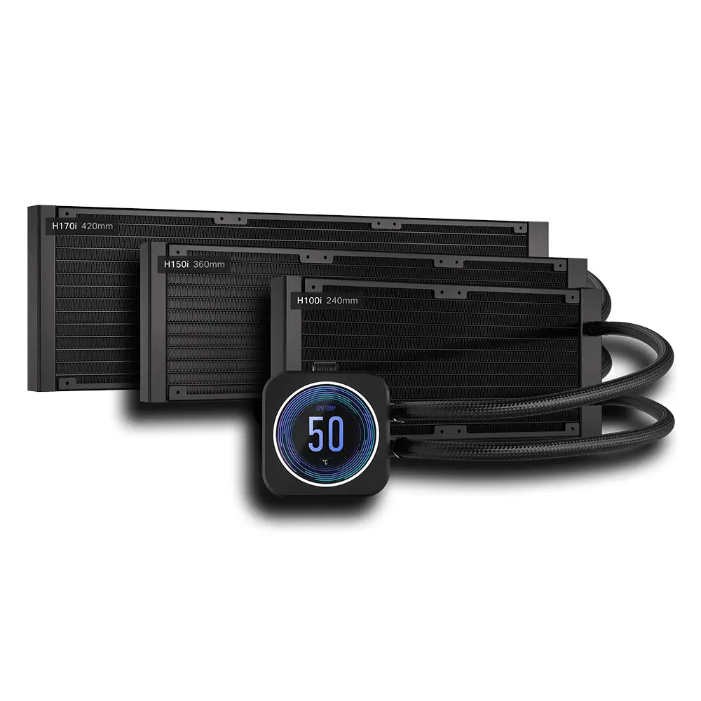Corsair Icue H150i Elite Lcd Xt Rgb 360mm Intel Amd Uyumlu Beyaz Islemci Sivi Sogutucu Cw 9060077 Ww H10