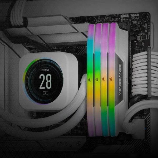 Corsair Vengeance Rgb 32gb 2x16gb 6000mhz Cl36 Intel Xmp 3 0 Ddr5 Ram Cmh32gx5m2d6000c36w Hh11