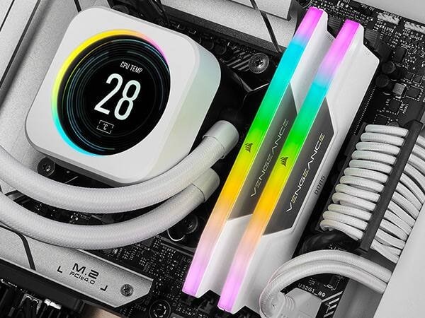 Corsair Vengeance Rgb 32gb 2x16gb 6000mhz Cl36 Intel Xmp 3 0 Ddr5 Ram Cmh32gx5m2d6000c36w Hh7