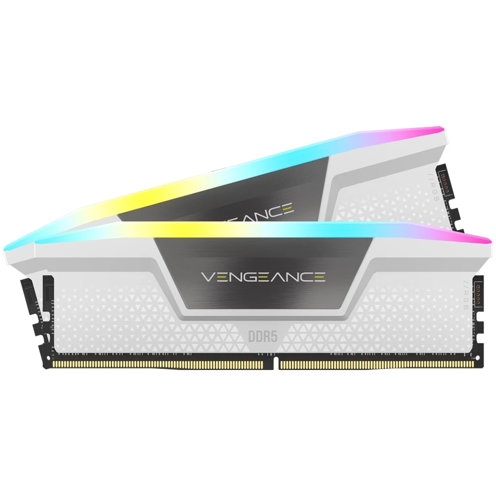 Corsair Vengeance Rgb 32gb 2x16gb 6000mhz Cl40 Intel Xmp Ddr5 Beyaz Ram Cmh32gx5m2b6000c40w