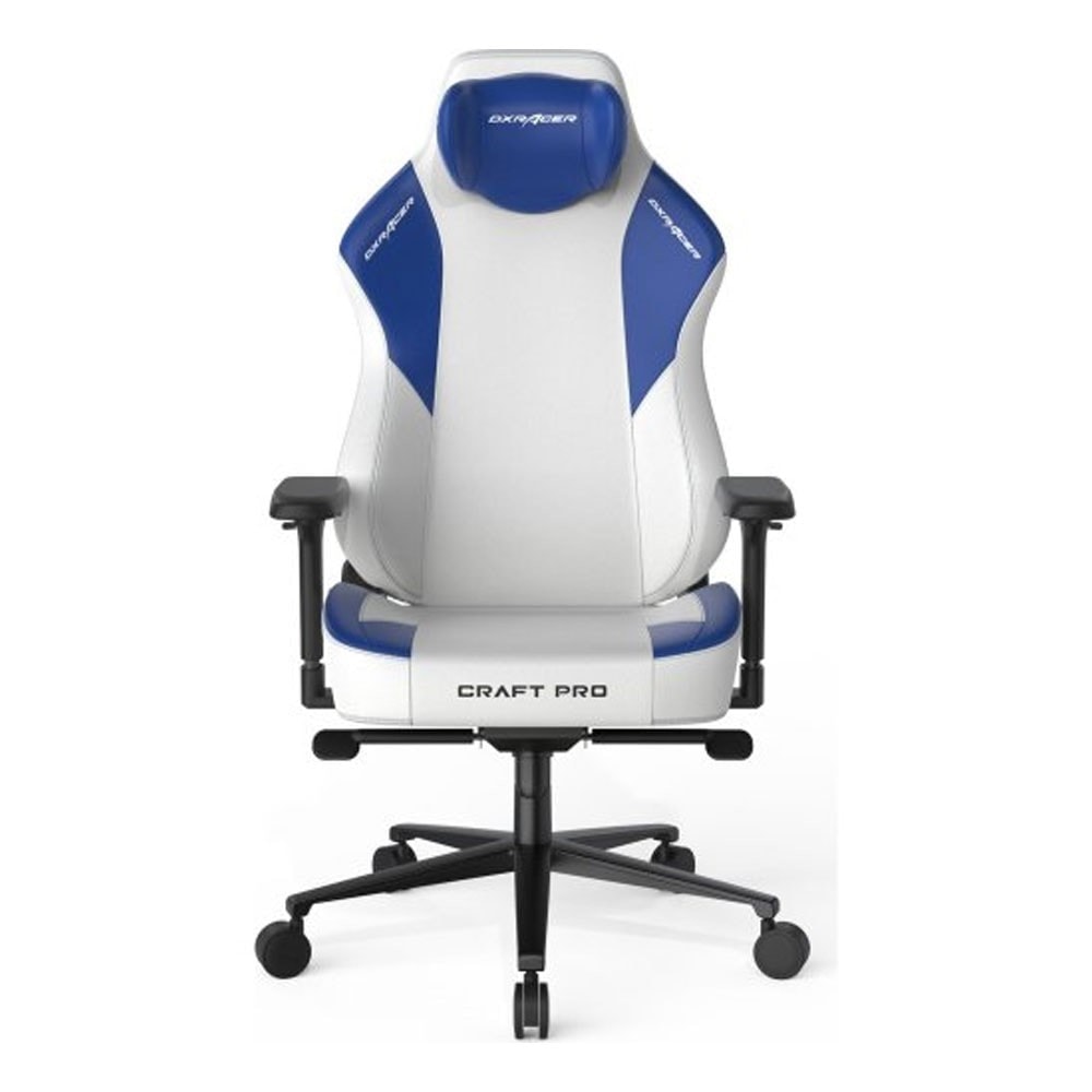 Dxracer Craft Pro Classic Ofis Ve Oyuncu Koltugu Beyaz Mavi Cra Pr001 Wb H1