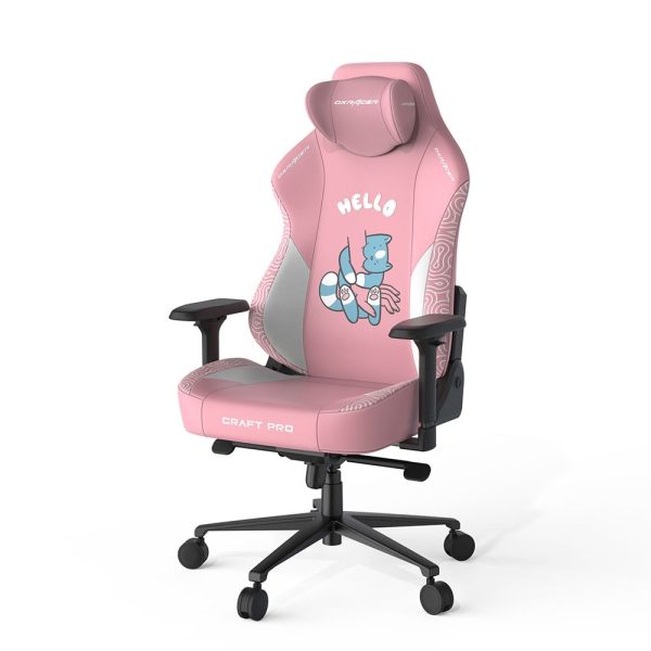 Dxracer Craft Pro Classic Ofis Ve Oyuncu Koltugu Pembe Hello Cat Cra Pr008 P H1 1