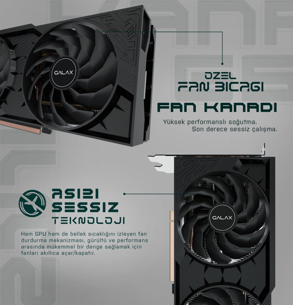 Galax Geforce Rtx 4070 Super 1 Click Oc 2x 12gb Gddr6x 192 Bit Dlss 3 Ekran Karti 47som7md9psu 2 Yil Birebir Degisim Garantili H4