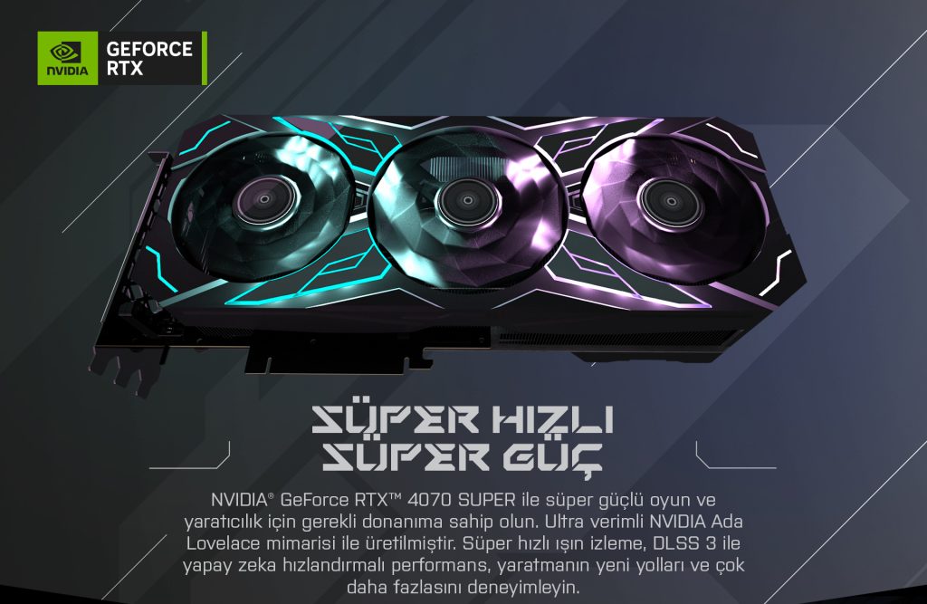 Galax Geforce Rtx 4070 Ti Super Sg 1 Click Oc 16gb Gddr6x 256 Bit Dlss 3 Ekran Karti 47uzm6md6mer 2 Yil Birebir Degisim Garantili H2
