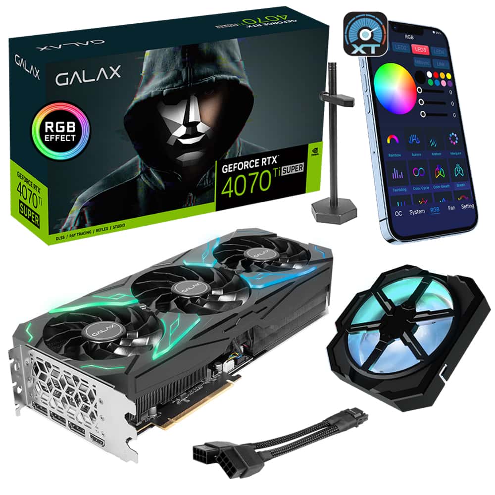 Galax Geforce Rtx 4070 Ti Super Sg 1 Click Oc 16gb Gddr6x 256 Bit Dlss 3 Ekran Karti 47uzm6md6mer 2 Yil Birebir Degisim Garantili