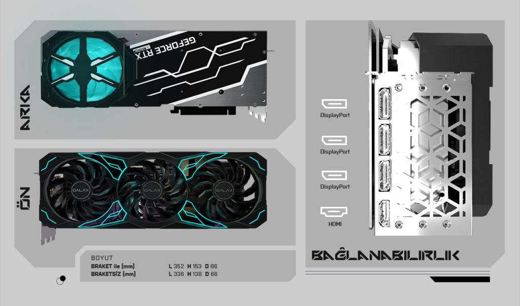 Galax Geforce Rtx 4080 Super Sg 1 Click Oc 16gb Gddr6x 256 Bit Dlss 3 Ekran Karti 48szm6md9rsg 2 Yil Birebir Degisim Garantili H9