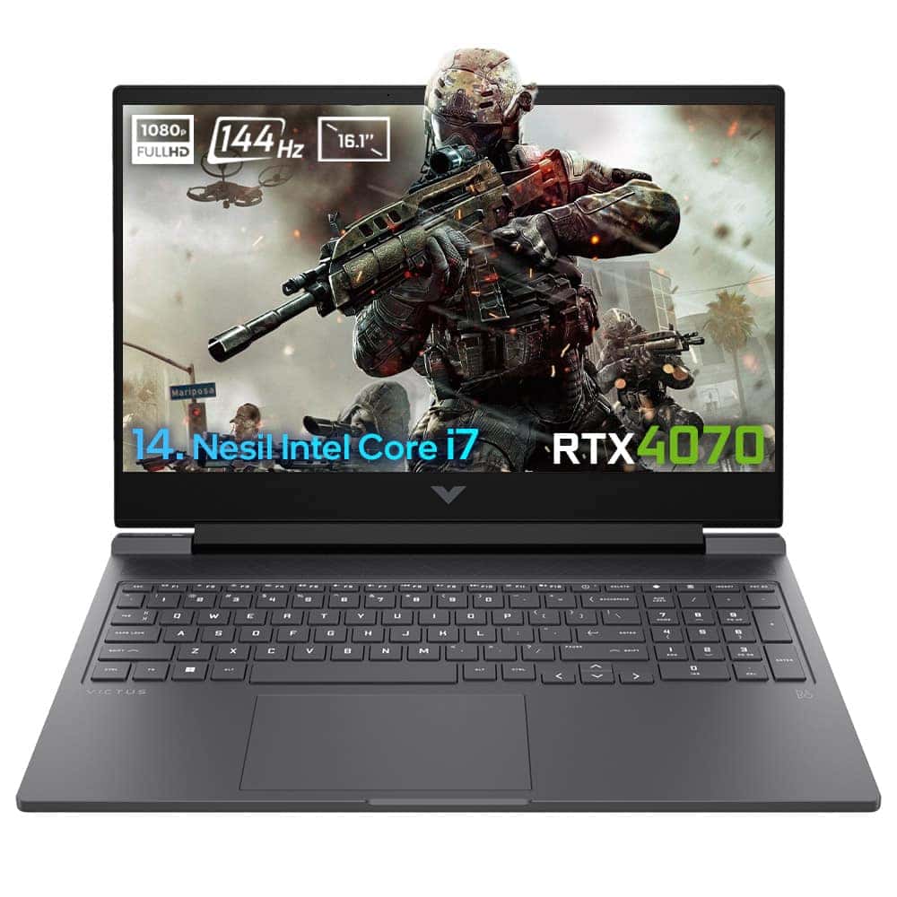 Hp Victus 16 R1024nt 9j226ea Intel Core I7 14700hx 16gb Ddr5 512gb Ssd Rtx4070 8gb 16 1 Inc 144 Hz Full Hd Freedos Gaming Laptop