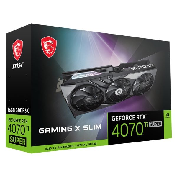 Msi Geforce Rtx 4070 Ti Super Gaming X Slim 16gb Gddr6x 256 Bit Dlss 3 Ekran Karti 9
