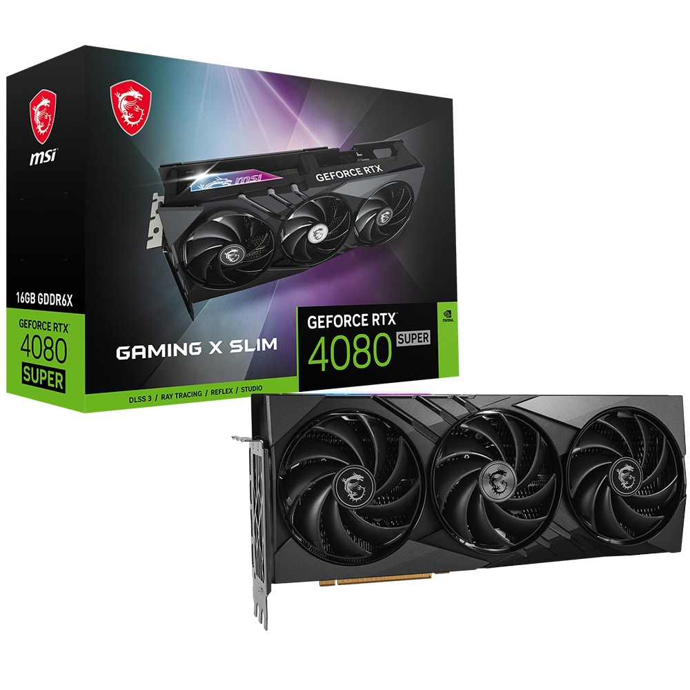 Msi Geforce Rtx 4080 Super Gaming X Slim 16gb Gddr6x 256 Bit Dlss 3 Ekran Karti