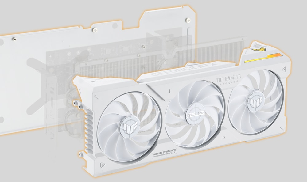 ASUS TUF Gaming GeForce RTX™ 4070 Ti White OC Edition 12GB GDDR6X ASUS TUF Gaming GeForce RTX™ 4070 Ti White OC Edition 12GB GDDR6X