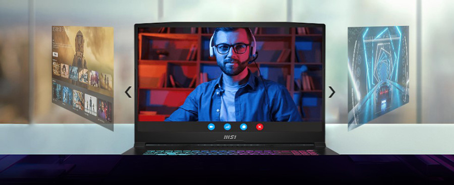 MSI KATANA A17 AI B8VE-853XTR AMD Ryzen 7-8845HS 16GB DDR5 1TB SSD RTX4050 6GB 17.3 inç Full HD 144Hz Freedos Gaming Laptop 11