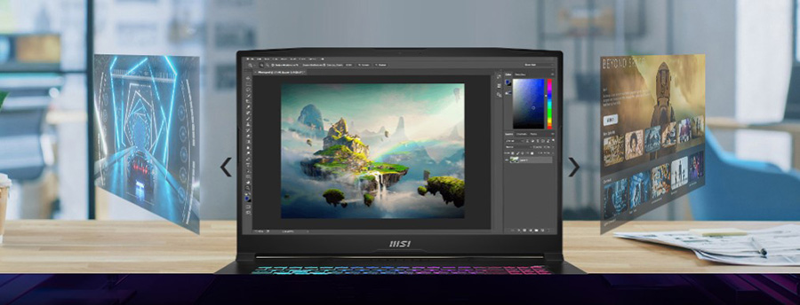 MSI KATANA A17 AI B8VE-853XTR AMD Ryzen 7-8845HS 16GB DDR5 1TB SSD RTX4050 6GB 17.3 inç Full HD 144Hz Freedos Gaming Laptop 13