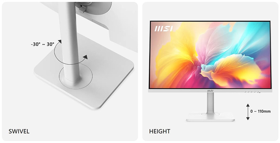 MSI MODERN MD272QXPW 27 inç 100Hz 1Ms FLAT IPS Adaptive Sync Full HD TYPE-C Monitör 18