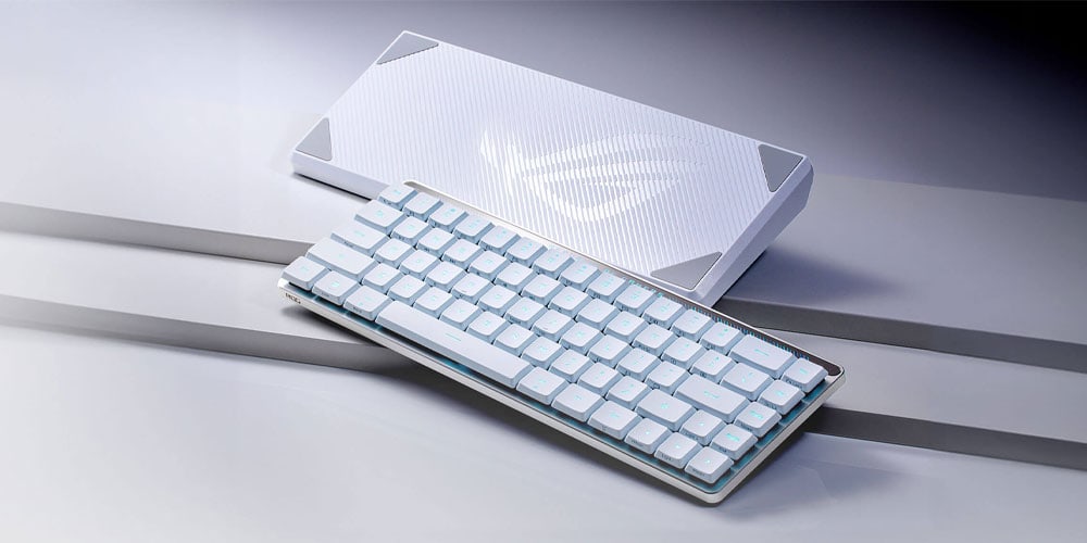 ROG Falchion RX Low Profile ASUS ROG Falchion RX Low Profile İngilizce Beyaz Gaming Klavye h2