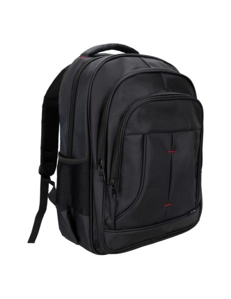 Plm City 15.6 17 Inç Laptop Sırt Çantası Siyah 2