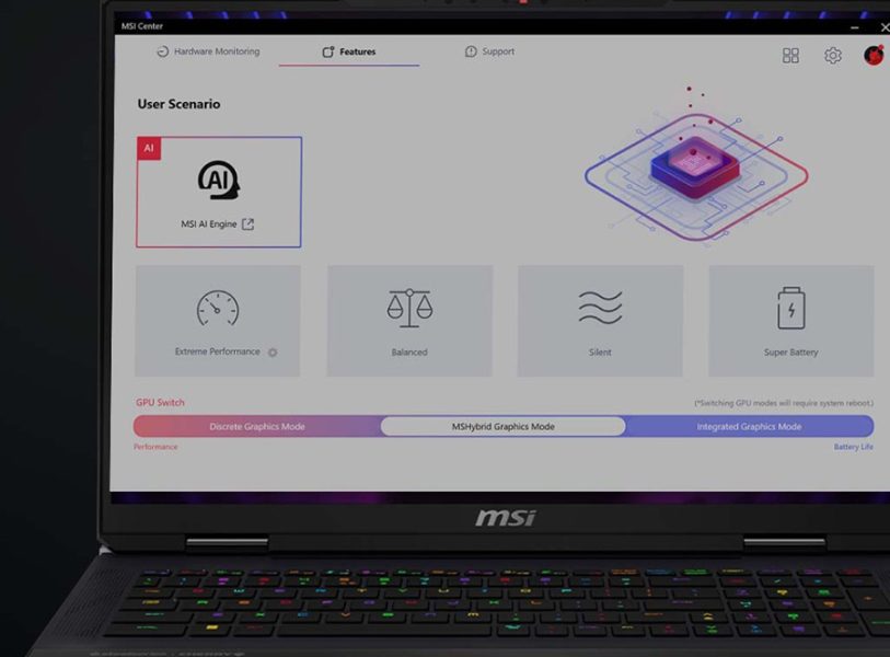 MSI TITAN 18 HX A14VIG-067TR Intel Core i9-14900HX 128GB DDR5 4TB SSD RTX4090 16GB 18 inç 120Hz UHD+ Windows 11 Pro Gaming Laptop 23