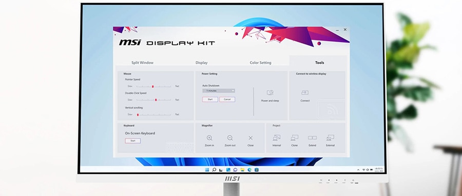 MSI MODERN MD2712PW 27 inç 100Hz 1Ms FLAT IPS Adaptive Sync Full HD TYPE-C Monitör 25