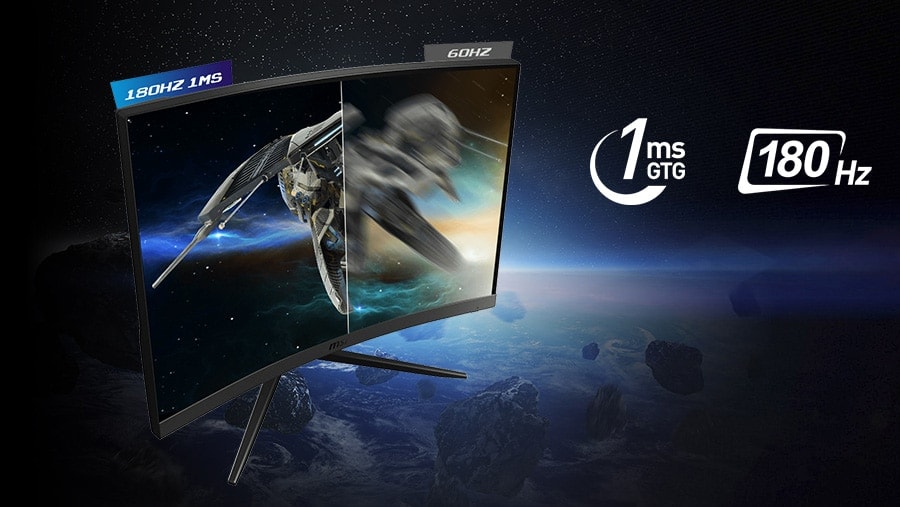MSI G27C4 E3 27 inç 180Hz 1Ms CURVED RAPID VA Adaptive Sync Full HD Gaming Monitör 2