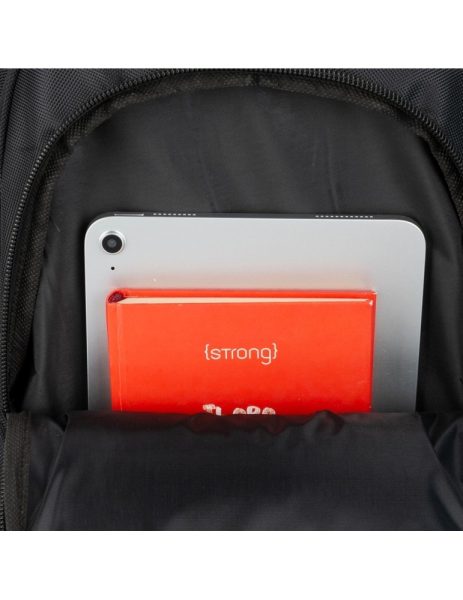 Plm City 15.6 17 Inç Laptop Sırt Çantası Siyah 4