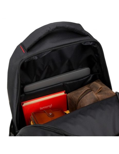 Plm City 15.6 17 Inç Laptop Sırt Çantası Siyah 5