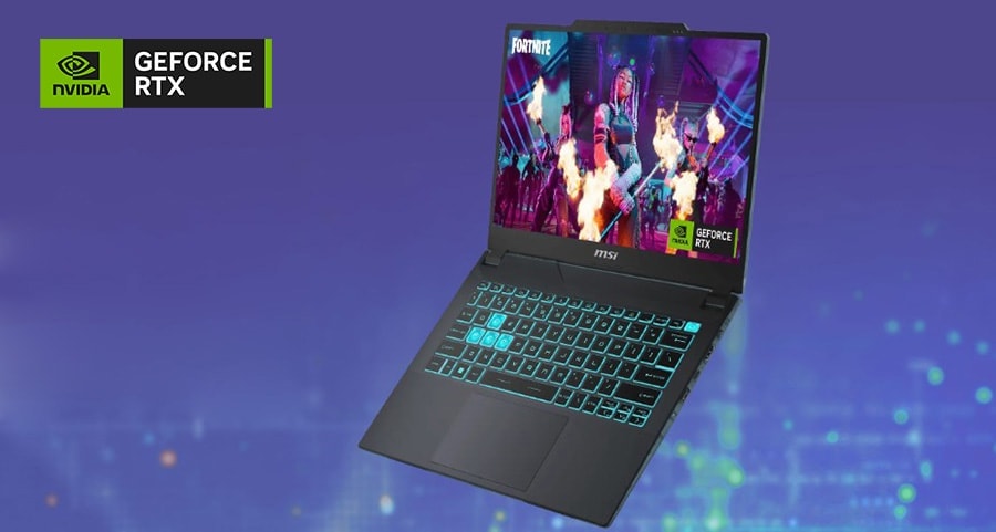 MSI CYBORG 14 A13VE-054XTR Intel Core i7-13620H 16GB DDR5 512GB SSD RTX4050 6GB 14 inç Full HD+ 144Hz Freedos Gaming Laptop 5