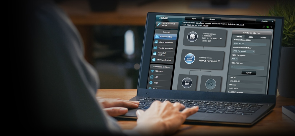 RT-AX1800U ASUS RT-AX1800U Router a8