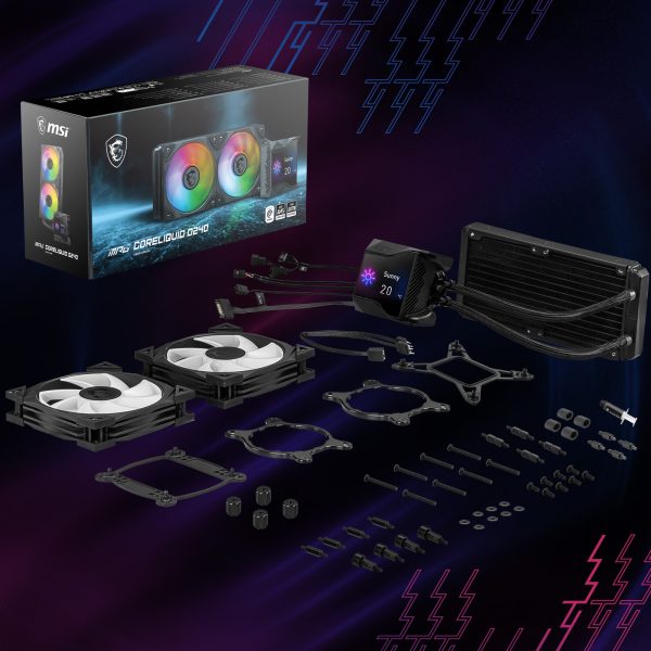 MSI MPG CORELIQUID D240 ARGB Sıvı Soğutucu a9