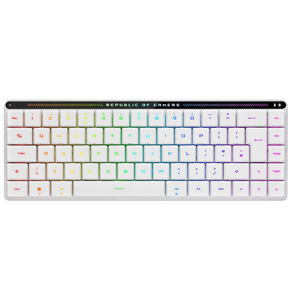 Asus Rog Falchion Rx Low Profile Red Switch Rgb Kablosuz Ingilizce Mekanik Beyaz Gaming Klavye Yy1